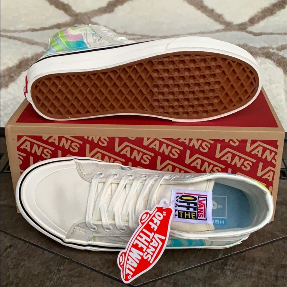 •VANS SK8-Hi 138 DECON RESIN SWIRL Marshmallow WMNS - Picture 3 of 16